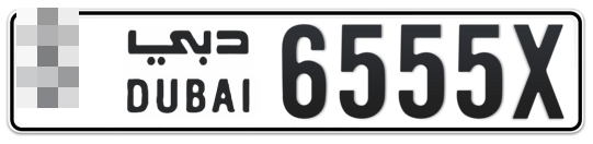  * 6555X - Plate numbers for sale in Dubai