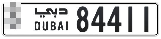  * 84411 - Plate numbers for sale in Dubai