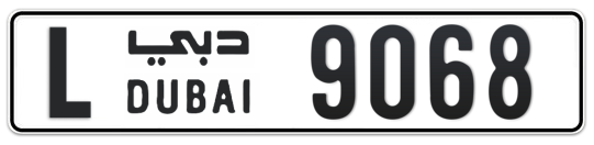 L 9068 - Plate numbers for sale in Dubai