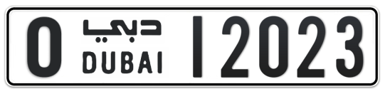 O 12023 - Plate numbers for sale in Dubai