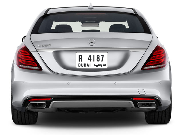 R 4187 - Plate numbers for sale in Dubai