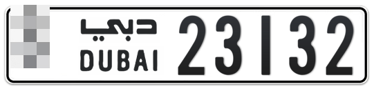  * 23132 - Plate numbers for sale in Dubai
