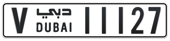 V 11127 - Plate numbers for sale in Dubai