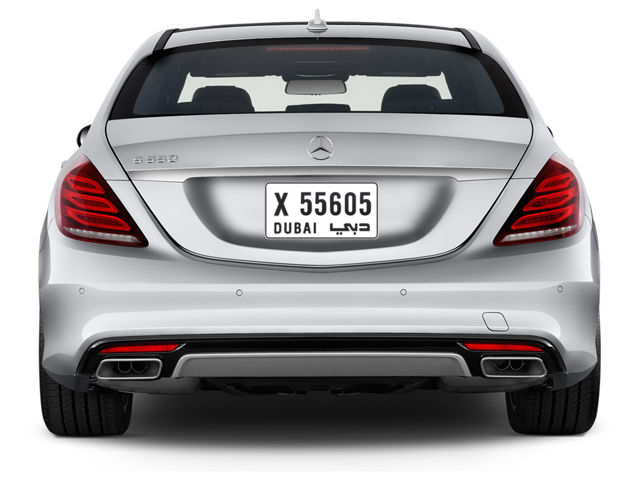 X 55605 - Plate numbers for sale in Dubai