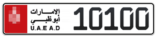  * 10100 - Plate numbers for sale in Abu Dhabi