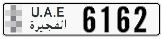  * 6162 - Plate numbers for sale in Fujairah